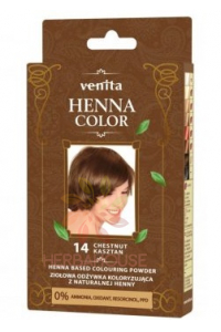 Obrázok pre Venita Henna Color culoare naturală de păr pudra 14 - castaniu (25g)