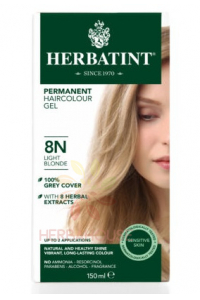 Obrázok pre Herbatint Vopsea naturală permanentă de păr 8N - blond deschis (150ml)