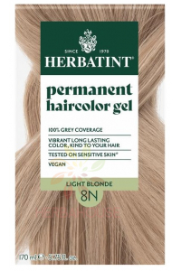 Obrázok pre Herbatint Vopsea naturală permanentă de păr 8N - blond deschis (150ml)