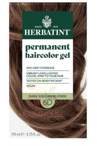 Obrázok pre Herbatint Vopsea naturală permanentă 6D - blond auriu închis (170ml)