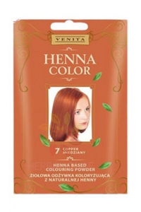 Obrázok pre Venita Henna Color culoare naturală de păr pudră 7 - roșu ruginit (25g)