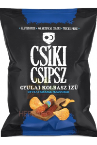 Obrázok pre Csíki Chips Chipsuri de cartofi fără gluten, aromate cu cârnați Gyulai (50g)