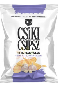 Obrázok pre Csíki Chips Chipsuri de cartofi cu usturoi fără gluten (50g)