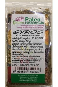 Obrázok pre Szafi Reform Paleo Mix de condimente pentru Gyros (50g)