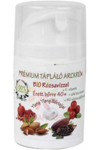 Obrázok pre Naturpolc Premium Cremă hrănitoare pentru piele cu apă de trandafiri organică 40+ (50ml)