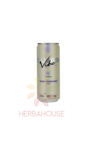 Obrázok pre Vibe Collagen Băutură carbogazoasă cu colagen și îndulcitori de fructe de pasiune de mango (330ml)