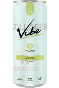 Obrázok pre Vibe Collagen Băutură carbogazoasă cu colagen și îndulcitori mojito (330ml)