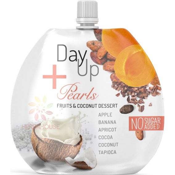 Obrázok pre DayUp Piure de fructe cu cocos caise, cacao (100g)