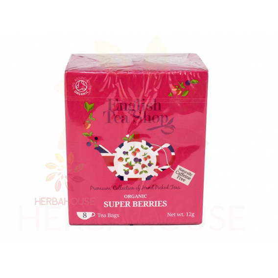 Obrázok pre English Tea Shop Bio ceai de fructe de pădure porționat (8buc)