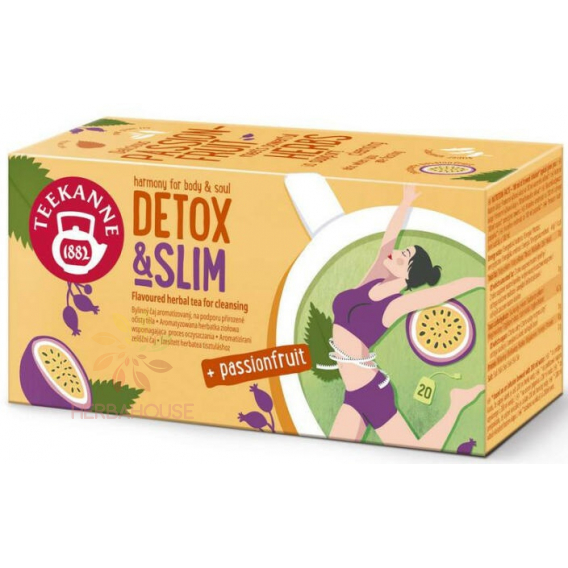 Obrázok pre Teekanne Detox & Slim ceai cu fructul pasiunii (20buc)