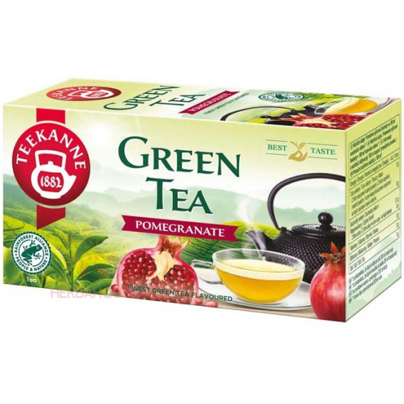Obrázok pre Teekanne Ceai verde cu aromă de rodie (20buc)