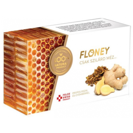 Obrázok pre Floney Honey Pastile cu propolis și ghimbir (18buc)