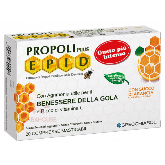 Obrázok pre Natur Tanya Pastile cu propolis cu aromă de portocale fără zahăr (20buc)