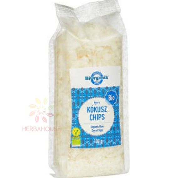 Obrázok pre Biorganik Bio, Raw Chipsuri de nucă de cocos (100g)