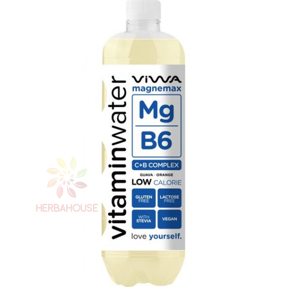 Obrázok pre Viwa Vitaminwater Magnemax băutură necarbogazoasă cu aromă de portocale și guava (600ml)