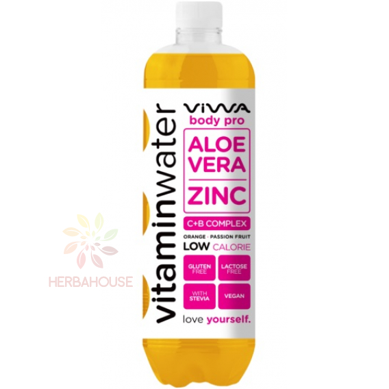 Obrázok pre Viwa Vitaminwater Body Pro băutură necarbogazoasă cu aromă de portocale și fructul pasiunii (600ml)