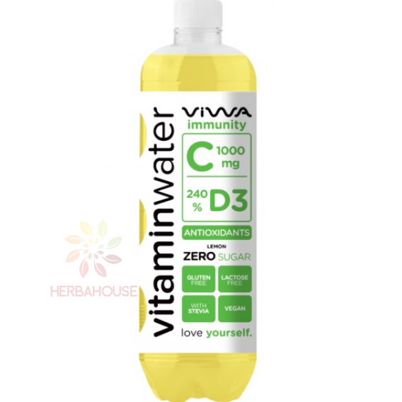 Obrázok pre Viwa Vitaminwater Immunity Zero băutură necarbogazoasă cu aromă de lămâie (600ml)