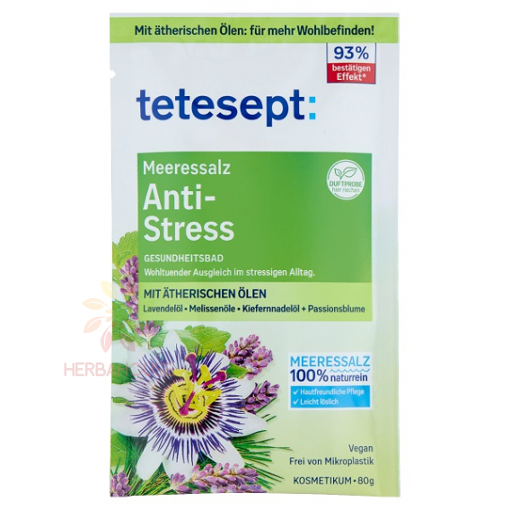 Obrázok pre Tetesept Sare de baie antistres (80g)