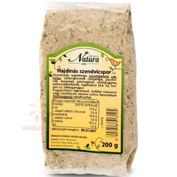 Obrázok pre Dénes Natura Hrișcă tartinată în pulbere (200g)