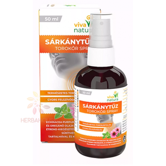 Obrázok pre Viva natura Spray pentru a proteja gatul cu ulei de oregano si echinaceea (50ml)