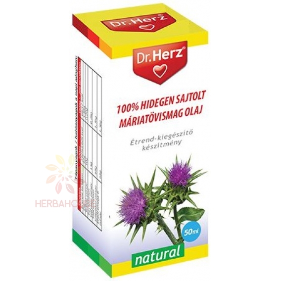 Obrázok pre Dr.Herz 100% ulei de ciulin de lapte presat la rece (50ml)