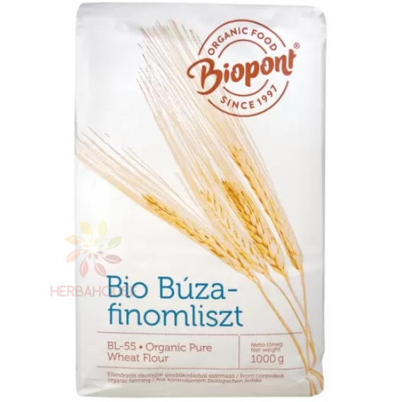 Obrázok pre Biopont Bio Făină de grâu albă BL-55 (1000g)
