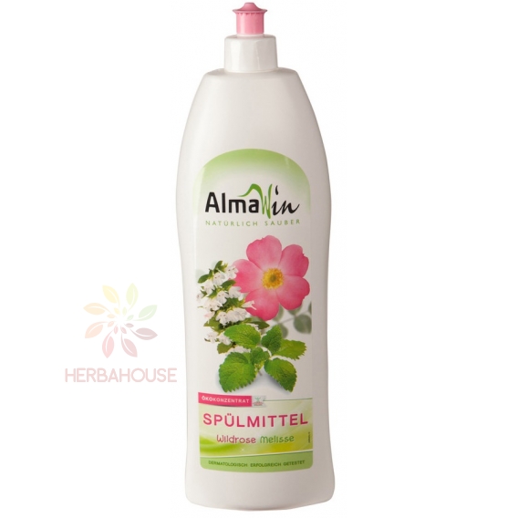 Obrázok pre AlmaWin ECO Detergent lichid vase trandafir salbatic si roinita (1000ml)