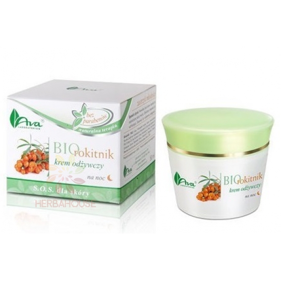 Obrázok pre Ava Bio Cremă hidratantă de întinerire Night cu cătină de mare (50ml)