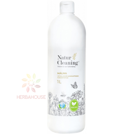 Obrázok pre Natur Cleaning Concentrat hipoalergenic pentru spălat vase Zmeură (1000ml)