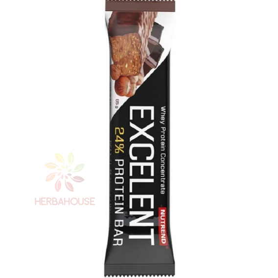 Obrázok pre Nutrend Excelent Fără gluten Baton proteic de ciocolată cu nuci (85g)