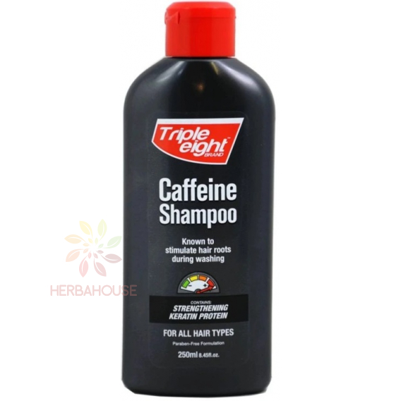 Obrázok pre Triple Eight Caffeine Șampon cu cafeină pentru stimularea creșterii părului (250ml)