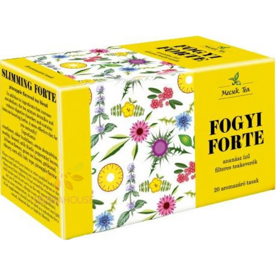 Obrázok pre Mecsek Fogyi Forte Ceai de slăbit cu aromă de ananas, porționat (20buc)