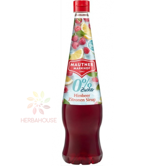 Obrázok pre Mautner Markhof Sirop cu aromă de zmeură și lămâie cu îndulcitori (700ml)
