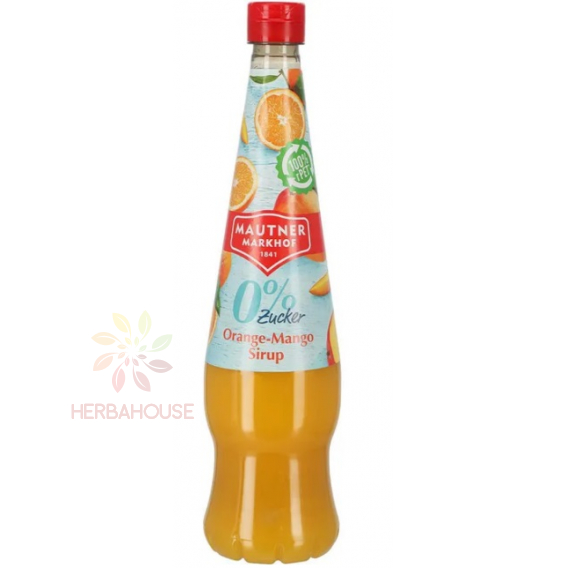 Obrázok pre Mautner Markhof Sirop cu aromă de portocale și mango cu îndulcitori (700ml)