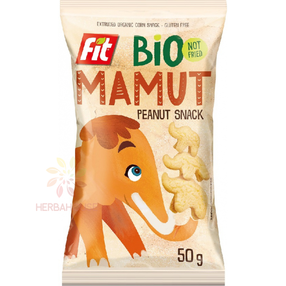 Obrázok pre Fit Bio Mamut Gustare de porumb fără gluten cu alune (50g)