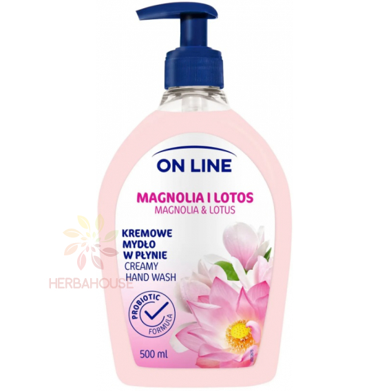 Obrázok pre On Line Sapun lichid cu dozator Magnolia si lotus (500ml)