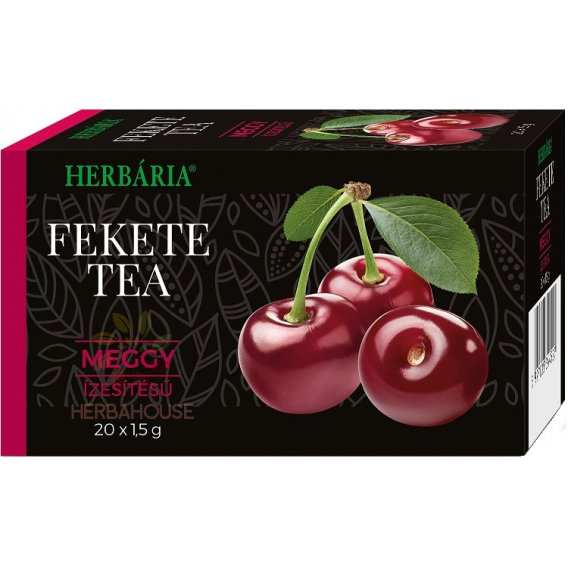 Obrázok pre Herbária Ceai negru cu aromă de vișine, porționat (20 buc)