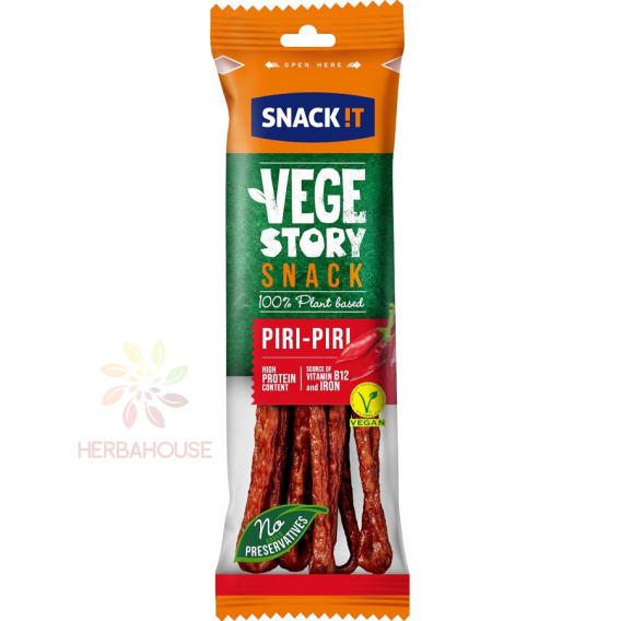 Obrázok pre Snack !t Vege story snack Piri-Piri pikant (90g)