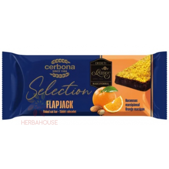 Obrázok pre Cerbona Selection Flapjack Baton de ovăz cu marțipan portocaliu, semiînmuiat (40g)