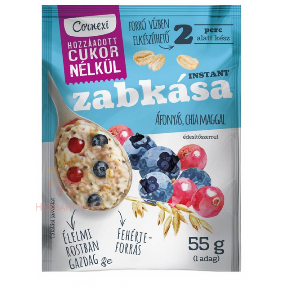 Obrázok pre Cornexi Terci de ovaz afine cu seminte de chia fara zahar cu indulcitor (55g)