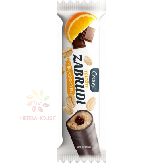 Obrázok pre Cornexi Zabrudi Baton de ovăz cu umplutură de portocale în strat de cacao (30g)