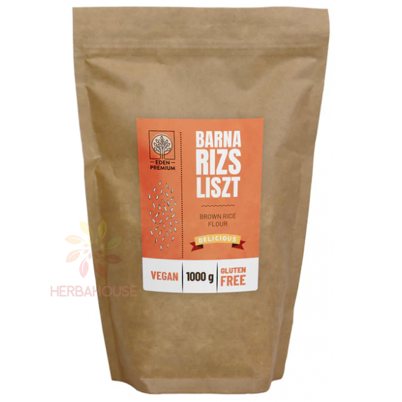 Obrázok pre Éden Prémium Făină de orez brun fără gluten (1000g)