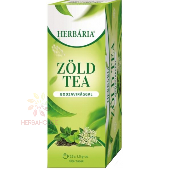 Obrázok pre Herbária Ceai verde cu floare de soc (25 buc)