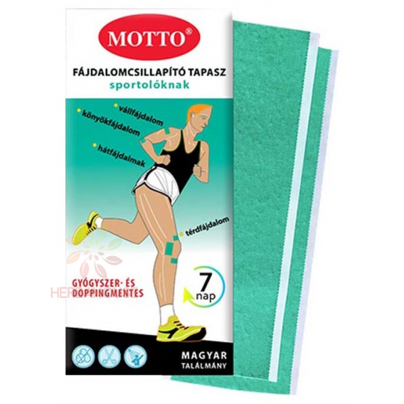 Obrázok pre Motto Plasture pentru durere pentru sportivi pentru tăiere 5x15cm (2buc)