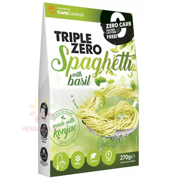 Obrázok pre Forpro Triple Zero Pasta Paste Konjac cu spaghete cu busuioc (270g)