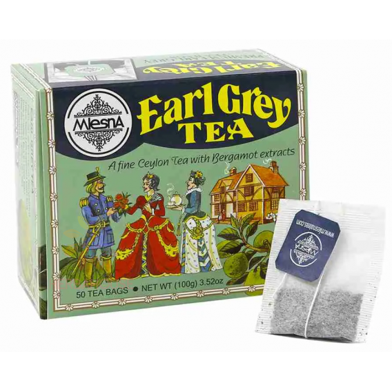 Obrázok pre Mlesna Earl Grey Ceai negru porționat cu extract de bergamotă (50buc)