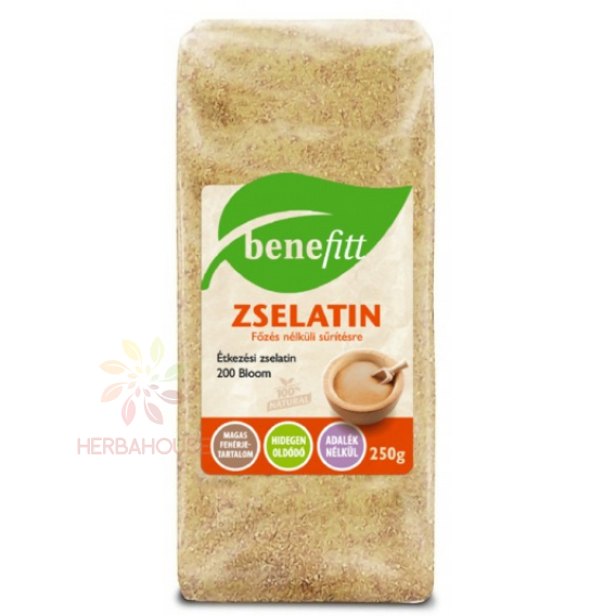 Obrázok pre Benefitt Gelatina alimentară transparentă 200 bloom - carne de vită (250g)
