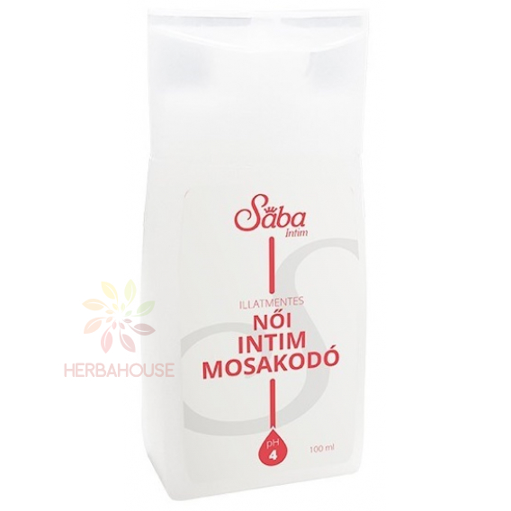 Obrázok pre Sába Gel de spălat pentru femei pentru igiena intimă fără parfum (100ml)