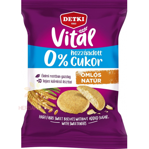Obrázok pre Detki Vitál Biscuiti fara zahar adaugat cu indulcitori (180g)