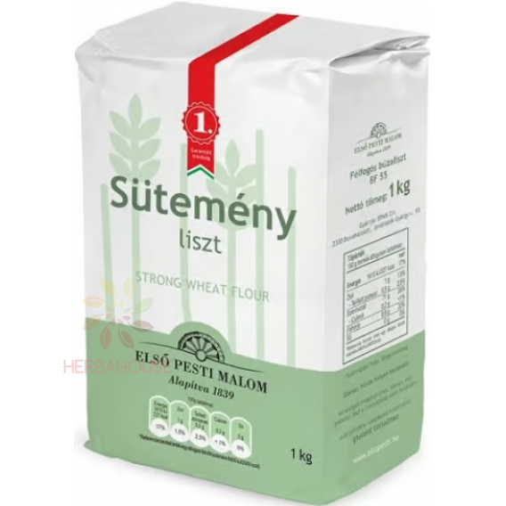 Obrázok pre Első Pesti Malom Făină de grâu pentru prajituri - semi-grunjoasă BF-55 (1000g)